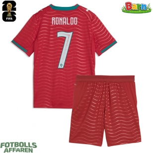 Portugal Cristiano Ronaldo #7 Hemmaställ Barn VM 2026 Kortärmad (+ Korta byxor)